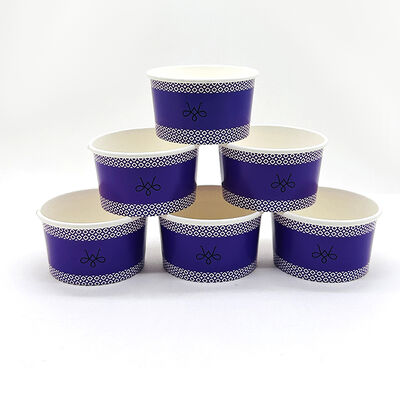 Good price Wholesale Custom Printing Disposable Food Packing Bowl Recyclable Ice Cream Customized logo Paper Bowls online