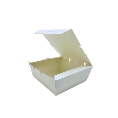 Good price High Quality Laminated Food Grade Disposable Paper Snack Box Take Away Box With Logo Pattern online