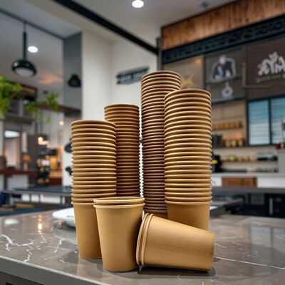 Good price Eco-Friendly Single Wall Disposable 8oz Paper Coffee Cup Bio-Degradable Drink Cup online